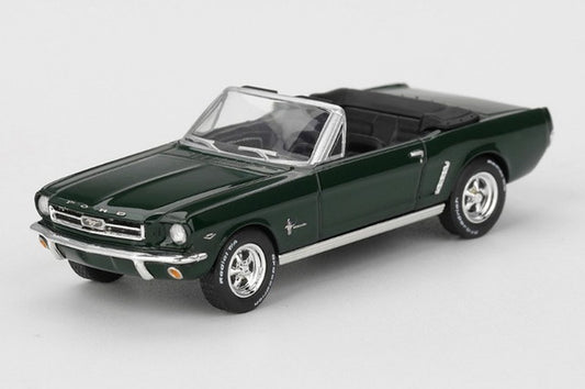 [ Pre-order ] MGT01166-BL TSM MINI-GT 1:64 Ford Mustang Convertible 1964 Highlight Green (Left-Hand Drive) *Blister Packaging