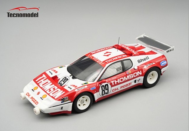 [ Pre-order ] TM43-64B Tecnomodel 1:43 Ferrari 512BB Le Mans 24 Hours 1978 #89 DNF C.B. Lena - J.L. Lafosse "Thomson-Pozzi"