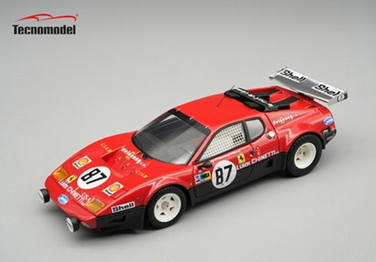[ Pre-order ] TM43-64C Tecnomodel 1:43 Ferrari 512BB Le Mans 24 Hours 1978 #87 DNF J.P. Delaunay - J. Guerin - G. Young