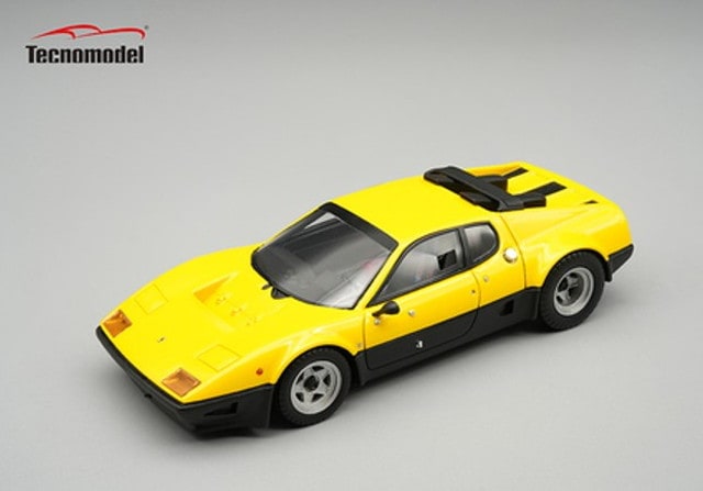 [ Pre-order ] TM43-64D Tecnomodel 1:43 Ferrari 512BB Corse Clienti 1978 Giallo Modena