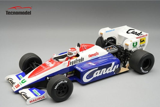 [ Pre-order ] TMD18-441D Tecnomodel 1:18 Toleman TG 184 Italian GP 1984 P. Martini #20 with Driver Figure
