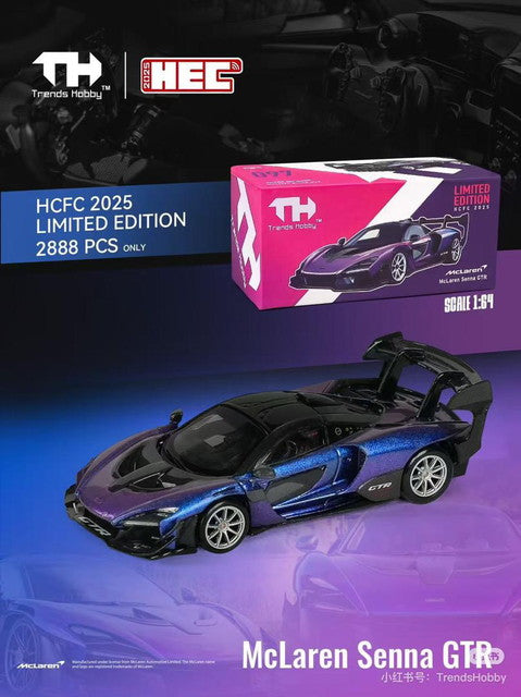 [ Pre-order ] Trends Hobby 1:64 McLaren Senna GTR HCFC 2025 Hangzhou Exhibition Limited Chameleon