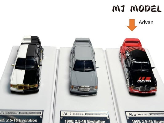 [ Pre-order ] MJ Model 1:64 190E W201 2.5-16 Evo Advan