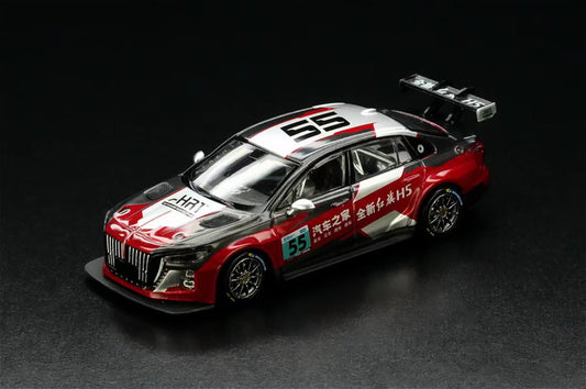 [ Pre-order ] T6-21 拓意 XCARTOYS 1:64 AHRT Hongqi H5 CEC 2024 Gr.2000T #55
