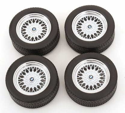 [ Pre-order ] KKDCACC053 KK scale 1:12 BMW M635 CSI tire set with rims