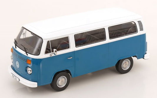 [ Pre-order ] KKDC181362 KK scale 1:18 Volkswagen VW Bus T2b 1972 Blue/White