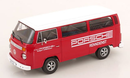[ Pre-order ] KKDC181364F KK scale 1:18 Volkswagen VW Bus T2b 1972 Porsche Racing Service Fuchs-Rims