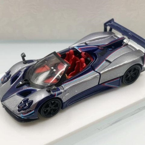 [ Pre-order ] TNT Model 1:64 Pagani Zonda Arrivederci Silver Blue