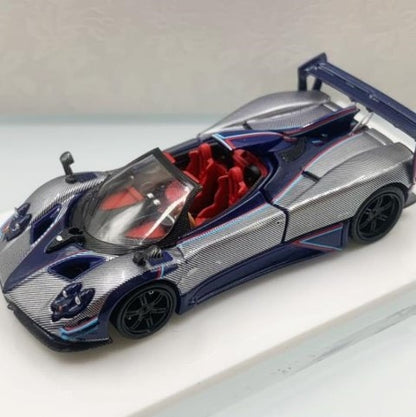 [ Pre-order ] TNT Model 1:64 Pagani Zonda Arrivederci Silver Blue