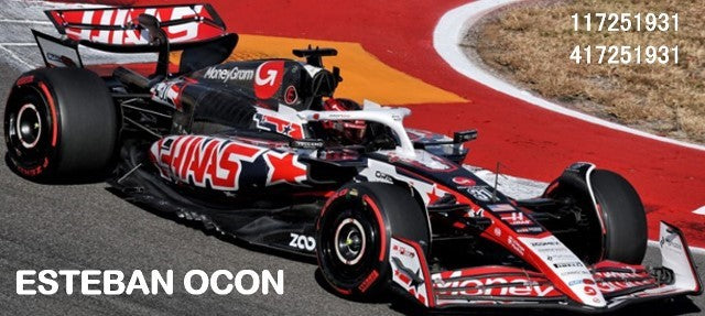 [ Pre-order ] 417251931 MINICHAMPS 1:43 MoneyGram Haas F1 Team VF-25 Austin United States GP 2025 E. Ocon