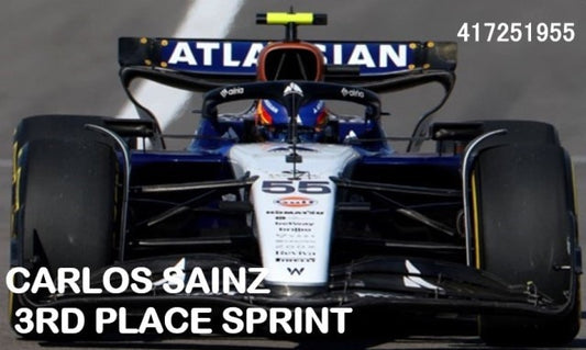 [ Pre-order ] 417251955 MINICHAMPS 1:43 Williams Racing FW47 Austin United States GP Sprint 3rd place 2025 C. Sainz