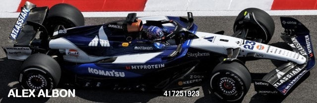 [ Pre-order ] 417251923 MINICHAMPS 1:43 Williams Racing FW47 Austin United States GP 2025 A. Albon