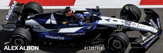 [ Pre-order ] 417251923 MINICHAMPS 1:43 Williams Racing FW47 Austin United States GP 2025 A. Albon