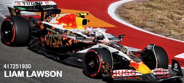 [ Pre-order ] 417251930 MINICHAMPS 1:43 Visa Cash RB F1 Team VCARB 02 Austin United States GP 2025 L. Lawson