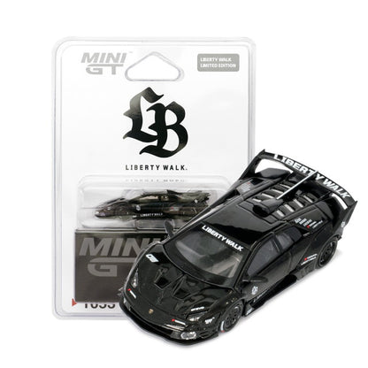 MC281-MUBK TSM MINI-GT 1:64 Lamborghini LB-Silhouette WORKS MURCIELAGO GT Evo Black (LBWK Limited Blister Pack)
