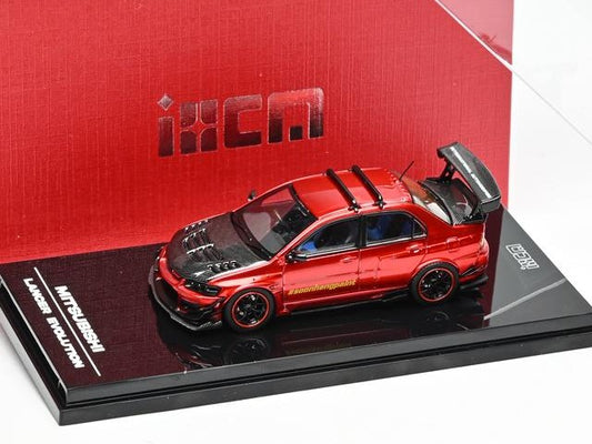 [ Pre-order ] IHCM 1:64 Mitsubishi Lancer Evo IX (Malaysia Exclusive) Metallic Red