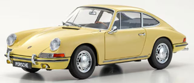 KS08969Y KYOSHO 1:18 Porsche 911 (901) 1964 (Champagne Yellow)