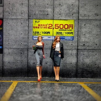 [ Pre-order ] WT2025112518 WT Minifactory 1:64 Female CEO Duo Figures: Female Secretary and Office Lady, Female President