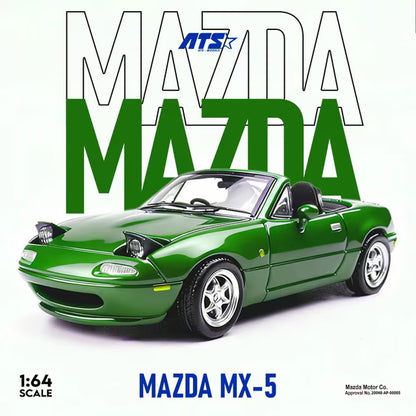 [ Pre-order ] ATS880105 ATS 1:64 Mazda Eunos Roadster MX-5 Eunos Roadster (NA/Miata) Green