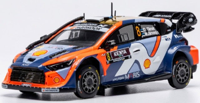 [ Pre-order ] RAM996A ixo 1:43 Hyundai i20 N Rally 1 2025 Rally Kenya #8 O.Tanak / M.Jarveoja