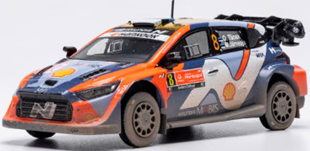 [ Pre-order ] RAM1003A ixo 1:43 Hyundai i20 N Rally 1 2025 Rally Portugal #8 O.Tanak / M.Jarveoja Dirt Version