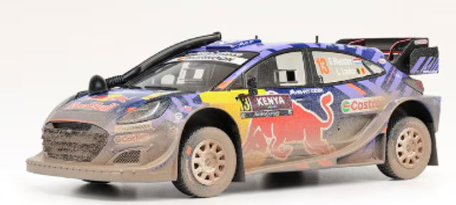 [ Pre-order ] 18RMC248A ixo 1:18 Model Kit: Ford Puma Rally 1, 2025 Rally Kenya #13, G. Munster / L. Louka, Dirt Version