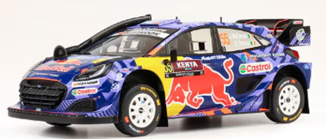[ Pre-order ] 18RMC248B ixo 1:18 Ford Puma Rally 1 2025 Rally Kenya #55 J.McErlean / E.Treacy