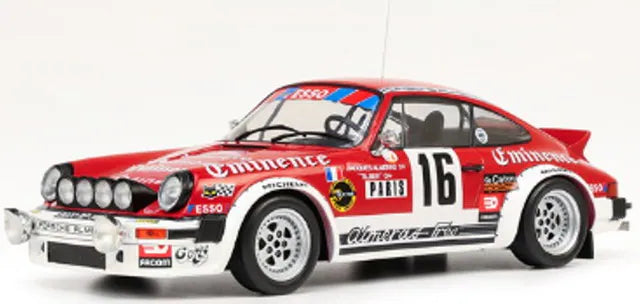 [ Pre-order ] 18RMC234 ixo 1:18 Porsche 911 SC Gr.4 #16 Rallye Monte Carlo 1980 J.Almeras / Tiber