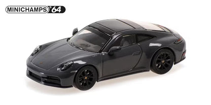 [ Pre-order ] 640064021 MINICHAMPS 1:64 Porsche 911 (992.2) Carrera 2025 Gray