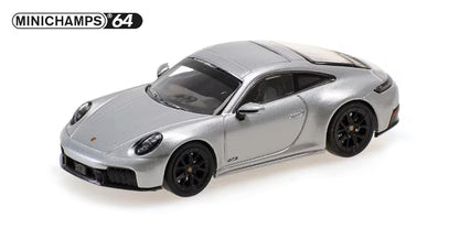 [ Pre-order ] 640064121 MINICHAMPS 1:64 Porsche 911 (992.2) Carrera GTS 2025 Gray Metallic