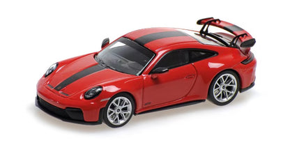 [ Pre-order ] 640064220 MINICHAMPS 1:64 Porsche 911 (992.2) GT3 2025 Red/Weissach Package