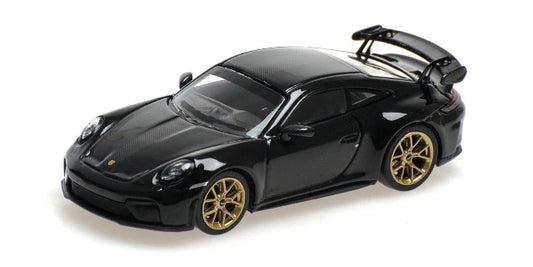 [ Pre-order ] 640064222 MINICHAMPS 1:64 Porsche 911 (992.2) GT3 2025 Black/Weissach Package