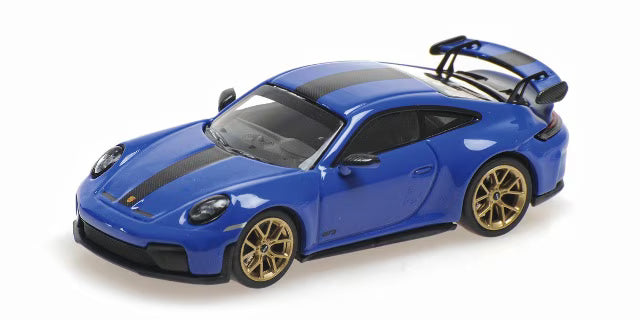 [ Pre-order ] 640064224 MINICHAMPS 1:64 Porsche 911 (992.2) GT3 2025 Blue/Weissach Package