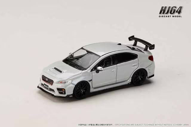[ Pre-order ] HJ643068W Hobby Japan 1:64 Subaru S207 NBR Challenge Package Crystal White Pearl