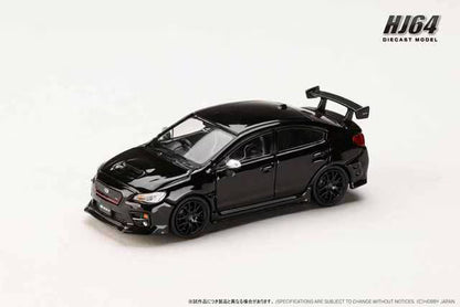 [ Pre-order ] HJ643068BK Hobby Japan 1:64 Subaru S207 NBR Challenge Package Crystal Black Silica