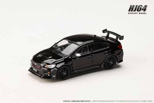 [ Pre-order ] HJ643068BK Hobby Japan 1:64 Subaru S207 NBR Challenge Package Crystal Black Silica