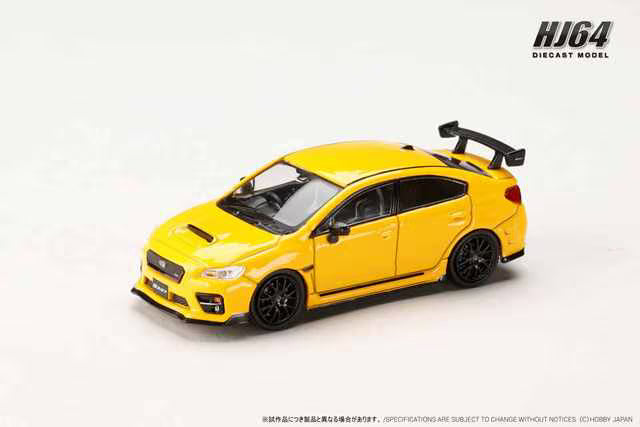 [ Pre-order ] HJ643068Y Hobby Japan 1:64 Subaru S207 NBR Challenge Package/Yellow Edition Sunrise Yellow