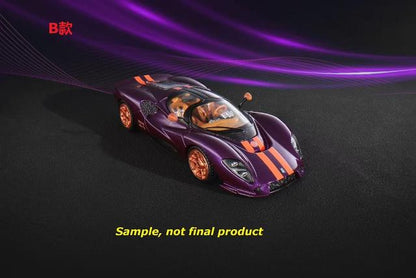 [ Pre-order ] Mirage 1:64 De Tomaso P72 Purple Gold
