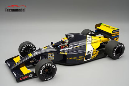 [ Pre-order ] TMD18-471C Tecnomodel 1:18 Minardi M191 #23 P. Martini, United States GP 1991 (with driver figure)