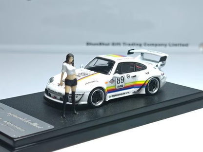 [ Pre-order ] MC640023B MC Model Collect 1:64 RWB993 High Wing White Apple #89 Figure Included