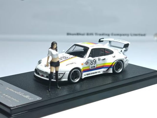 [ Pre-order ] MC640023B MC Model Collect 1:64 RWB993 High Wing White Apple #89 Figure Included