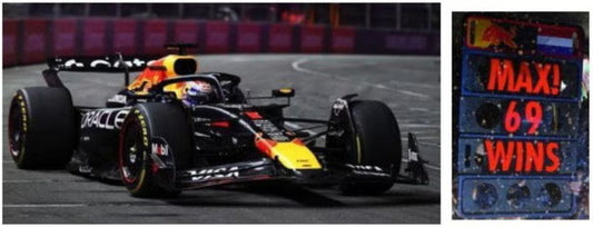 [ Pre-order ] 18S1116 Spark 1:18 Red Bull Oracle Red Bull Racing RB21 F1 Las Vegas GP 2025 Winner M. Verstappen #1