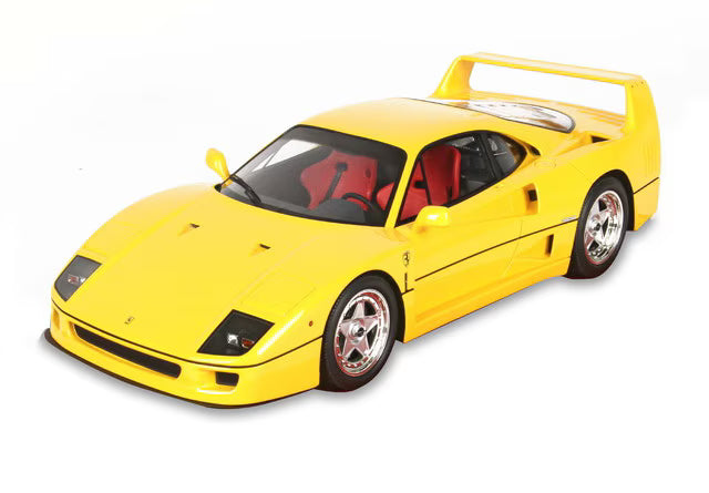 [ Pre-order ] BBRC212C BBR 1:43 Ferrari F40 1987 Giallo Modena - Red Seat