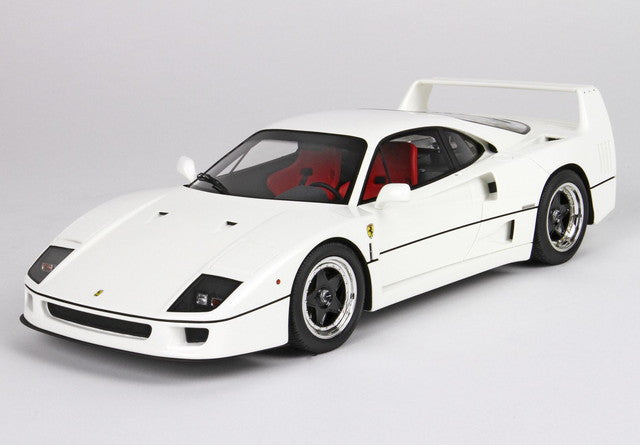 [ Pre-order ] BBRC212F1 BBR 1:43 Ferrari F40 1987 Avus White - Red Seat