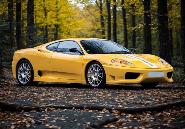 [ Pre-order ] BBR273B BBR 1:43 Ferrari 360 Challenge Stradale Giallo Modena with Italian stripe