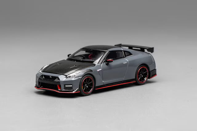 [ Pre-order ] M63521 MOTORHELIX 1:64 Nissan GT-R NISMO (R35) Special Edition 2022 NISMO Stealth Gray