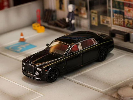 [ Pre-order ] SW Street Weapon 1:64 Rolls-Royce Phantom VII Black Warrior Red Interior