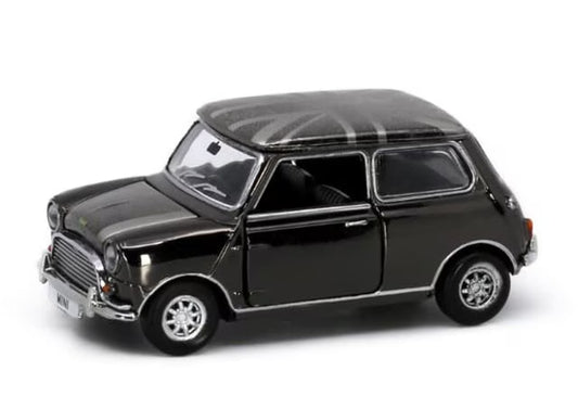 [ Pre-order ] ATC65867 Tiny City Union Jack Roof Chrome Black (RHD) for Mini Cooper