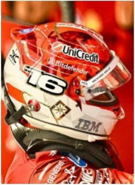 [ Pre-order ] LSHEL026 LOOKSMART 1:5 Ferrari Scuderia Ferrari HP La Vegas GP 2025 Helmet by C. Leclerc