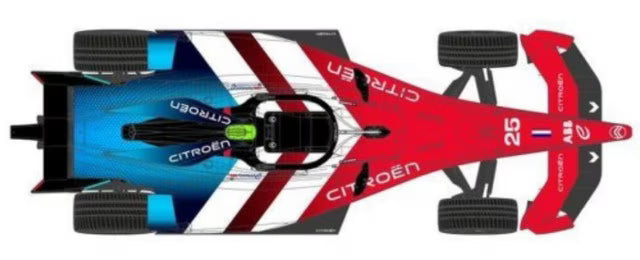 [ Pre-order ] S6833 Spark 1:43 CITROEN RACING #25 Jean-Eric Vergne Formula E Season 12